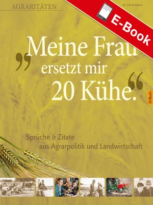cover image of Meine Frau ersetzt mir 20 Kühe